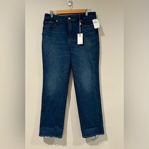 GOOD AMERICAN size 12/31 “Good Curve Straight” jeans. New & Never worn with tags